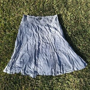 Mossimo 100% cotton grey midi skirt